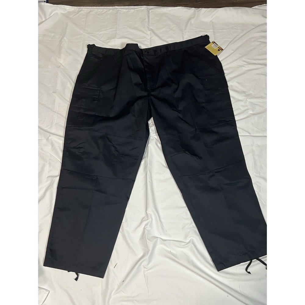 National Patrol Tactical Cargo Pants Men's NWT 3904 Blue BDU Sz 5XL (55-59)
